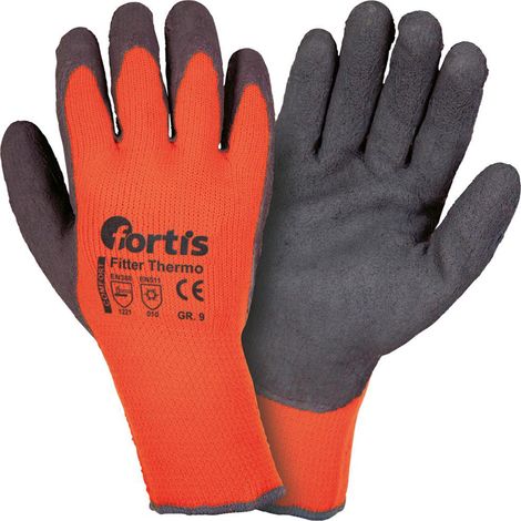12 Paar Strickhandschuh "Fitter Thermo" Größe 10