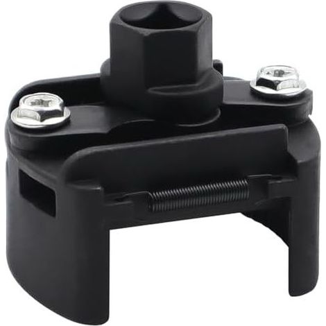 Ölfilterschlüssel, Universal-Ölfilterschlüssel 60-80 mm verstellbar, 2 verstellbare Gussstahlbacken für kleine und mittelgroße Filter - (1/5)
