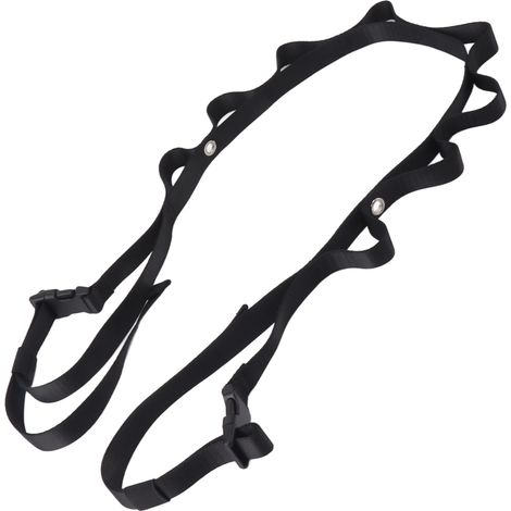Cordon de voiture pour étendre le linge, corde à linge portable et multifonctionnelle, sangle de rangement pour tente de camping, idéale pour la maison et les voyages. (1/5)
