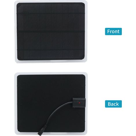 10-W-Solarpanel mit USB-Anschluss, Ventilator, monokristalline Silizium-Solarzelle für Wohnmobil, Gewächshaus, Hunde- und Hühnerstall, Camping, Mini-Lüfter (1/5)