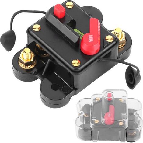 Disjoncteur Marin - - 12V-24V DC - 100A - Réinitialisation Manuelle - Plastique Métal (1/5)