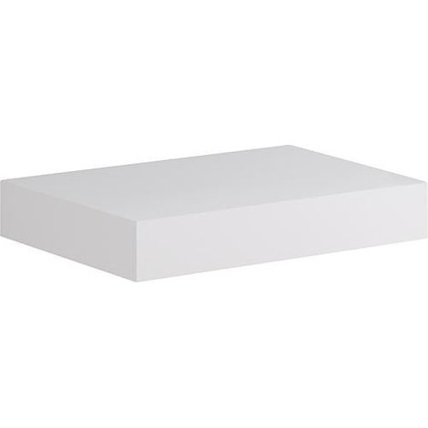 Console Kasari blanc mat, sans perçage ni support, 800x100x460 mm (1/5)