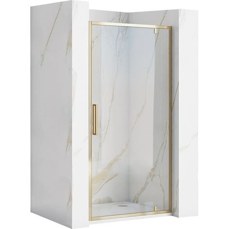 PUERTA de DUCHA REA RAPID SWING GOLD 100 (1/5)