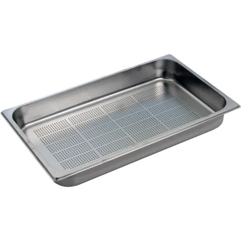 Bac gastronorme perforé GN 1/1 - 65 en inox REDFOX - GND 1/1-65 - REDFOX