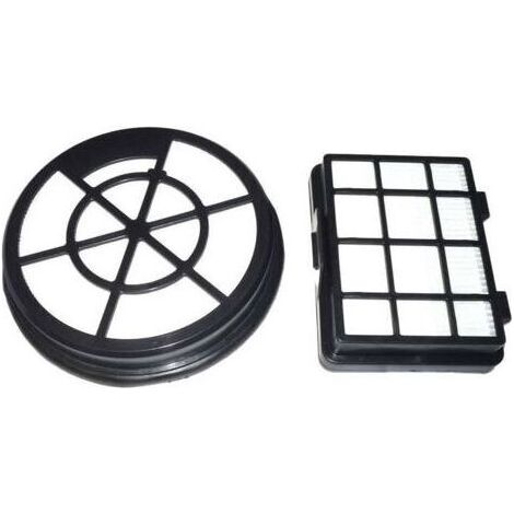 Lot de 2 filtres de rechange pour aspirateur Bosch Serie 2 VXBSGS05V2, filtre d'échappement et filtre de protection du moteur (1/5)