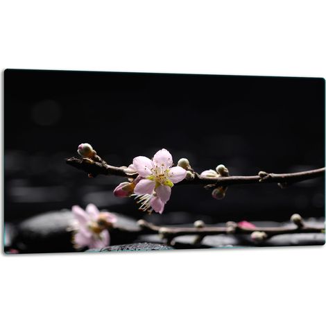Schneidebrett aus Glas, 52x30 cm, Blumen (1/5)