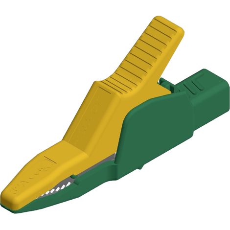 Hirschmann Test & Measurement AK 2 B 2540 I ge/gn Sicherheits-Abgreifklemme Steckanschluss 4 mm CAT