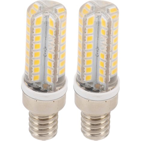 Lot de 2 ampoules LED E14 de 5 W, 230 V, lumière chaude, 64 LED, culot E14, pour bar à domicile.
