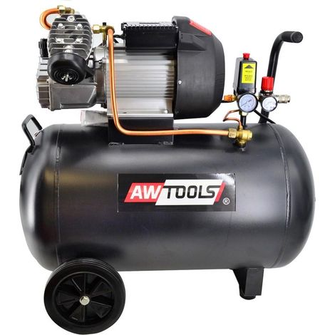 Awtools ZVA-50L Compressore 50L Rosso 2,2 kW Industriale