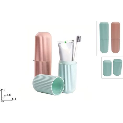 1 Pezzo Contenitore Portaspazzolino Milleusi Bagno Colorato 2 Colori (1/2)