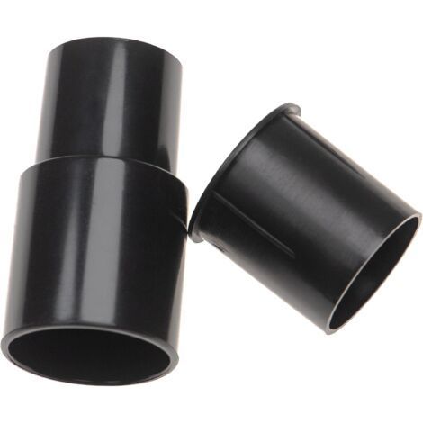 2 adattatori per aspirapolvere per bocchetta, tubo/impugnatura con attacco da 32 e 35 mm - nero, plastica (1/5)