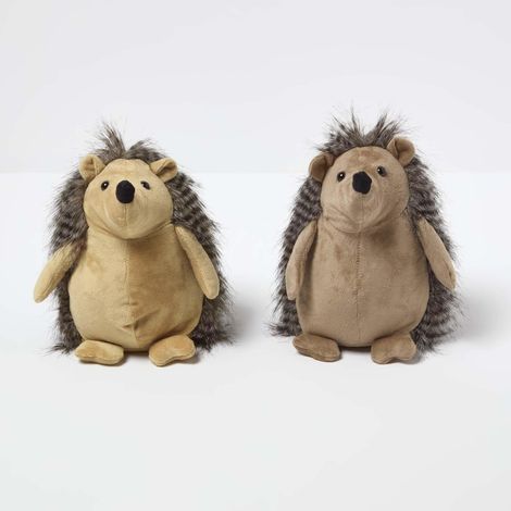 HOMESCAPES Hedgehog Doorstop - Set of 2 - Animal Door Stops (1/5)