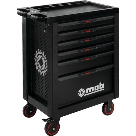 Servante PROLINER 6 tiroirs garnie 140 pièces MOB (1/2)