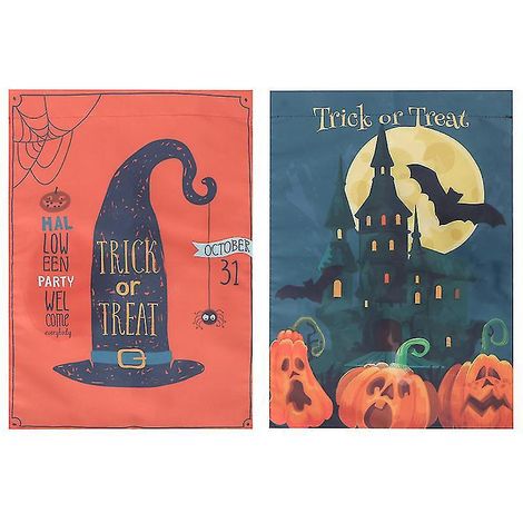 1 Stück dekorative Flagge für Halloween-Dekoration