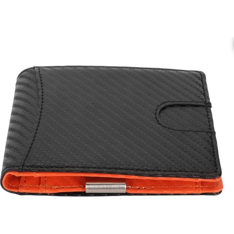 Portefeuille Homme - Porte-cartes 10 emplacements - Clip monnaie intégré - Antipiratage RFID - Format bifold compact - 11.5 x 8.5 x 2 cm (1/5)