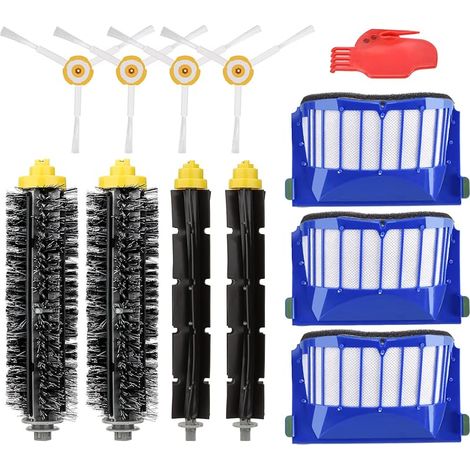 Pièces de Rechange Brosses pour Roomba 600 Series 605 606 615 616 620 621 625 630 631 650 653 655 660 670 671 676 680 Accessoires pour Roomba Aspirateur Pièces de Rechange Brosse (1/5)