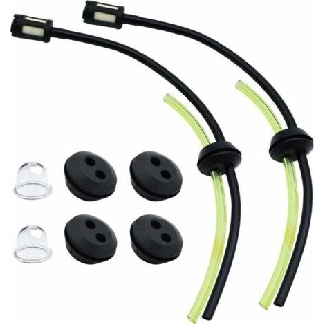 Kit universali di filtri carburante con raccordi per linea carburante, compatibili con tosaerba, serbatoi carburante e filtri carburante, pulitore per linea carburante
