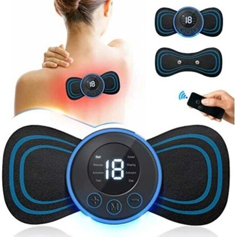 Massage EMS du dos, de la nuque et des épaules - Massage sans fil bleu-AquaForge (1/5)