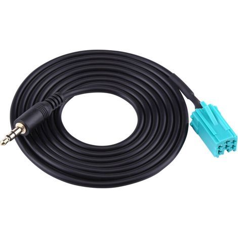 Cable auxiliar conector para automóvil, de 6 pines a 3,5 mm, para Renault, lista de actualización, línea de datos automotrices (1/5)