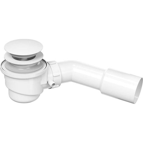 Cersanit Crea - Desagüe de bañera, ClickClack, blanco S904-013 (1/2)