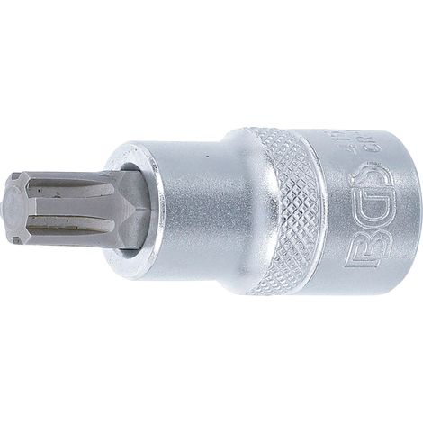 Punta de vaso entrada 12,5 mm (1/2") perfil en cuña (para Ribe) M10 (1/4)