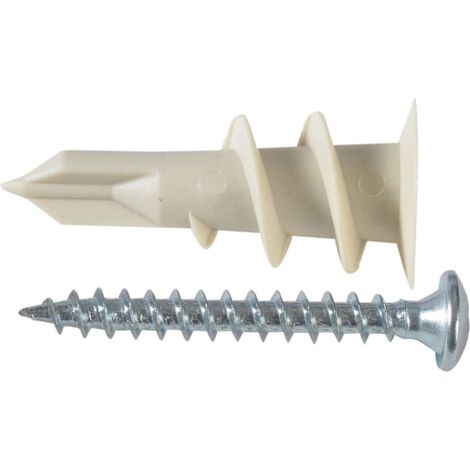Forgefix Nylon Plasterboard Fixings 4.5x35mm - Pack of 6