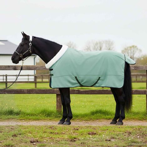 Pferdedecke Dunkelgrün 145 cm Polarfleece