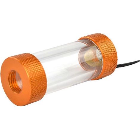 Filtre pour système de refroidissement liquide pour ordinateur avec large zone de visualisation, filtre à plaque composite, filetage interne G1/4, système de refroidissement liquide en ligne, OR (1/5)