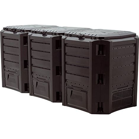 Prosperplast Modulo Compogreen Compostiera Modulare Nera