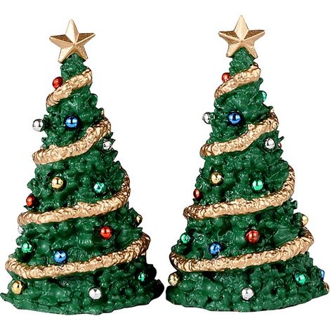 Classic Christmas Tree Set Of 2 Cod. 34100