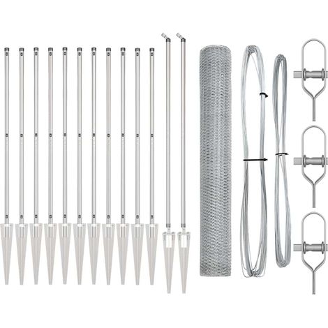 Maison Exclusive - Schweißdrahtzaun mit Spikes 25 x 1,2 m (B x H)
