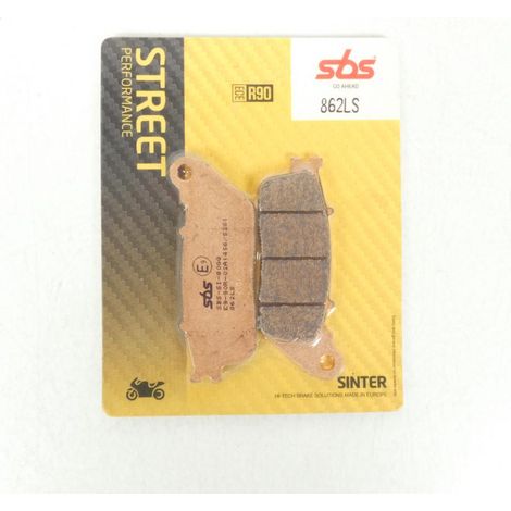 Plaquette frein AR 862LS REAR SBS pour moto Honda 800 VFR X (1/2)