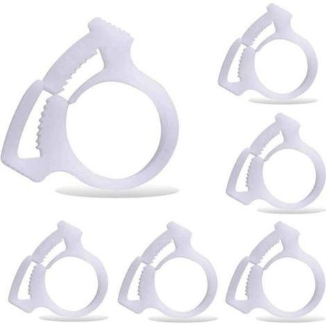 Lot de 6 pinces de fixation B15 pour tuyau de balayage de piscine – ABS haute qualité – Installation facile – Compatible nettoyeurs Polaris 180 280 360 380 480 (1/5)