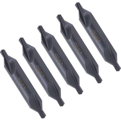 Foret de Centrage HSS Aiguisé 5 Pièces pour Acier Inox et Métal, Mèche de Position 4mm (1/5)