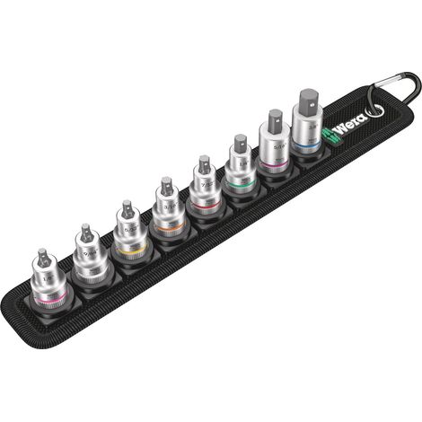 Wera Belt B Imperial 1 Zyklop Bitnuss-Satz hexagonal interior, con función de retención, accionamiento de 3/8" - 05006579001 (1/5)