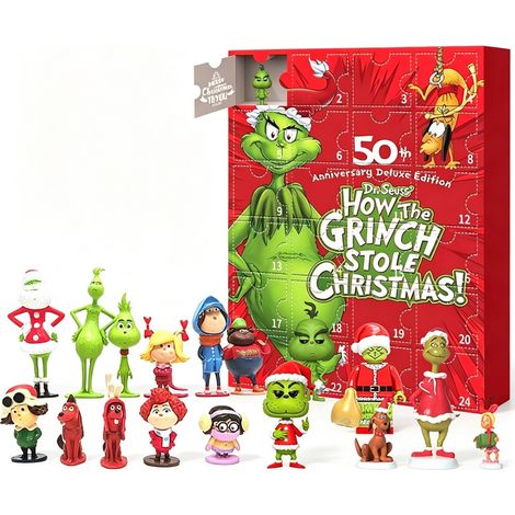 Calendrier de l’Avent de Noël 2026, 24 figurines elfes et personnages de Noël, jouets surprises pour enfants, décoration festive et compte à rebours