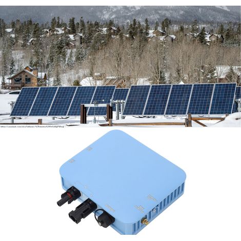 Nouveau panneau solaire avec onduleur, micro-onduleur connecté au réseau CC/CA, protection contre le courant inverse, micro-onduleur solaire connecté au réseau, contrôle WIFI, 230 V 300 W. (1/5)