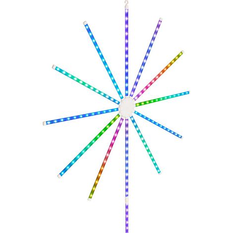 Briloner CERO Applique da parete interno, dimmerabile, telecomando, RGB IC cambio colore dinamico, funzione musica, timer, bianco, Ø32 x 4,2 cm