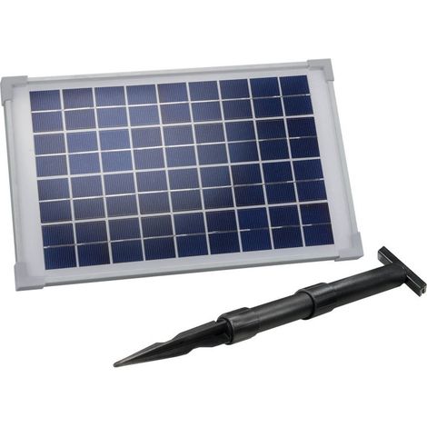 Panneau solaire 10Wc / 18V pour pompe 12-24V DC