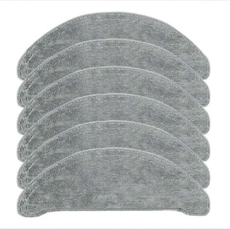 Lot de 6 lingettes de rechange pour aspirateur robot Roidmi EVE Plus et Xclea H30 / H40 / PLUS QYSDJ01