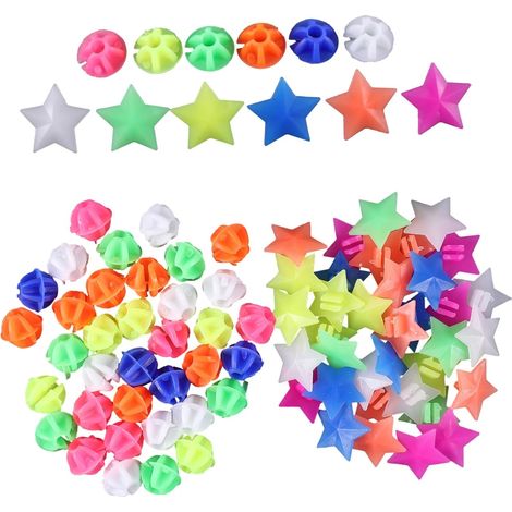 72 Pièces de Perles en Plastique Décoratives pour Rayons de Vélo, Accessoires Colorés et Pratiques pour Roues de Bicyclette, Ne Se Décolorent Pas Facilement Couleur Aléatoire (1/5)