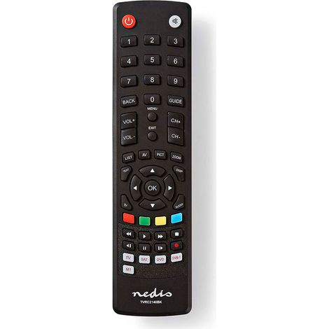 Telecommande universelle preprogrammee 4 appareils amazon prime bouton google play bouton netflix bouton youtube disney button infrarouge noir