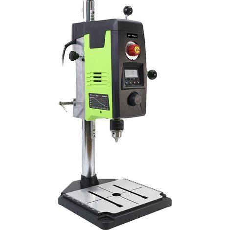 Perceuse à colonne de banc, puissance de 800W, 6 réglages de vitesse, hauteur de table réglable, taille de mandrin de 1/2 pouce, poids de 42 lbs (1/5)