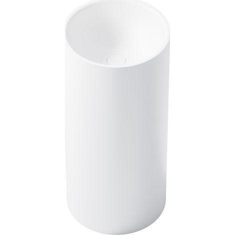 Steinberg Série 445 Lavabo au sol, rond, 400x400x890mm,