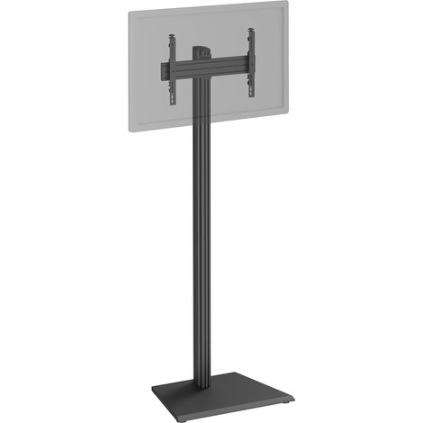 Support TV sur pied 32'' - 75'' Hauteur 240cm à poser noir (1/3)