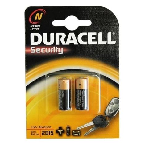 DURACELL PILA ALCALINA MN9100 N LR1 1,5V BLISTER2