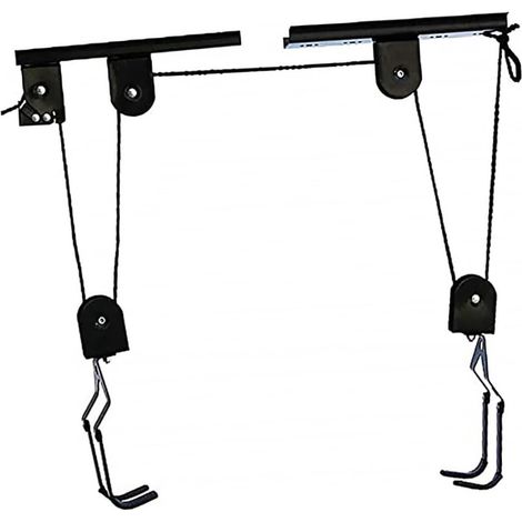 Support De Plafond Pour Vélo 1 Jeu De De Rangement Pour Vélo D'intérieur Pour Mécanisme De Verrouillage De Garage Et Anti rayures