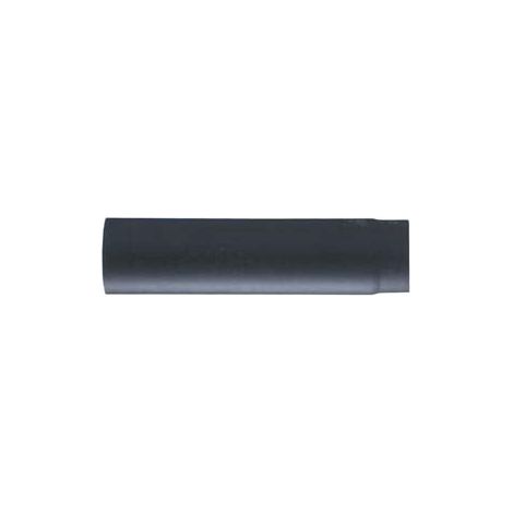 Tube en porcelaine lourde pour poêles à bois noir mat - ø cm.15x25, mm.1,2