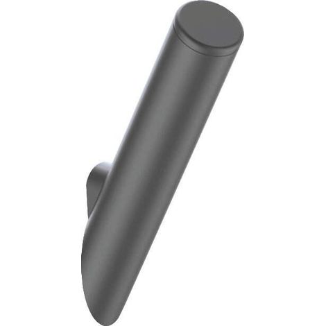 Deante Silia gancio semplice nero opaco design moderno