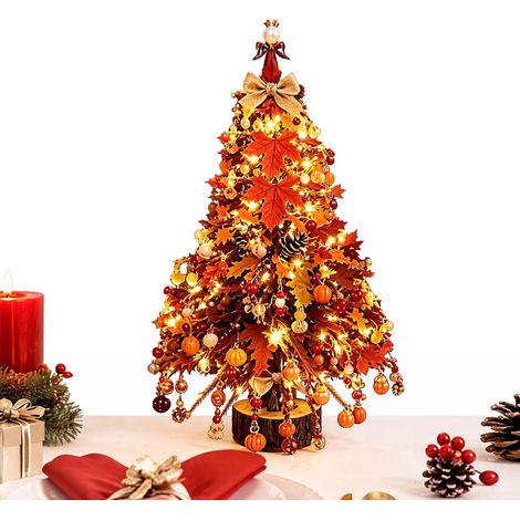 Kit de mini sapin de Noël en perles avec guirlande lumineuse LED
